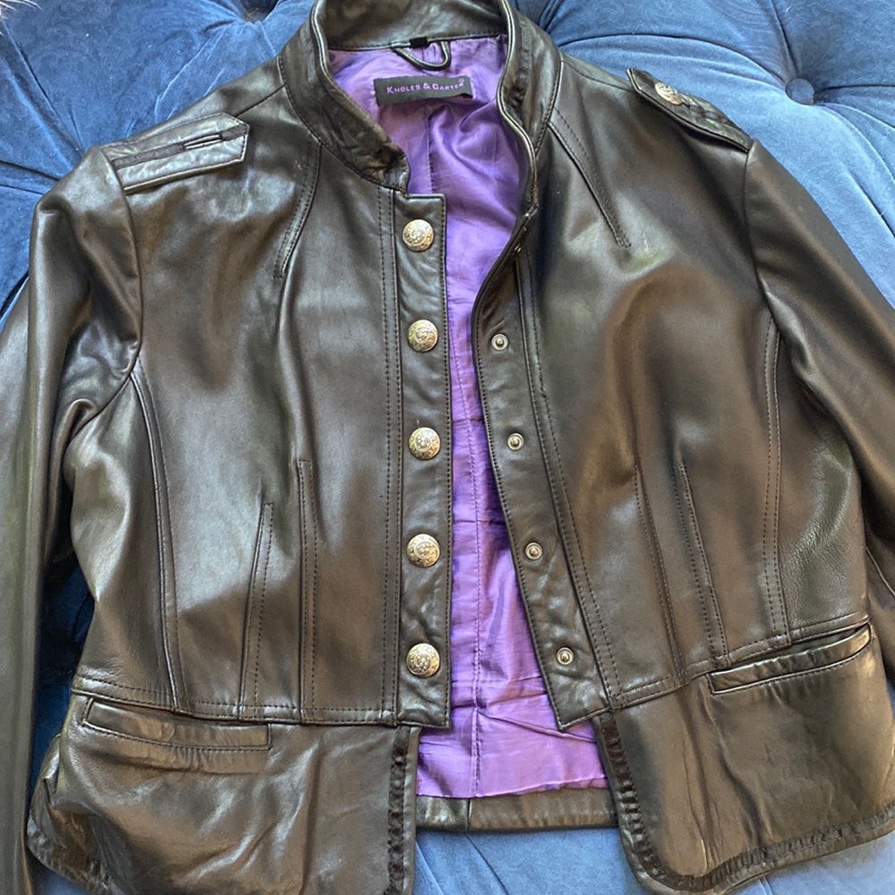 Used leather jacket, still in good condition.